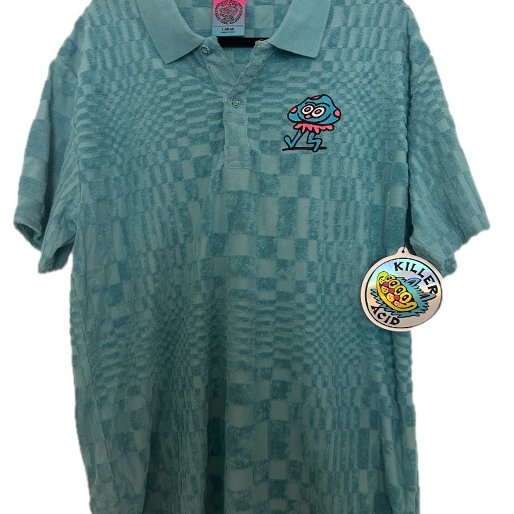 Killer Acid Teal Polo Shirt